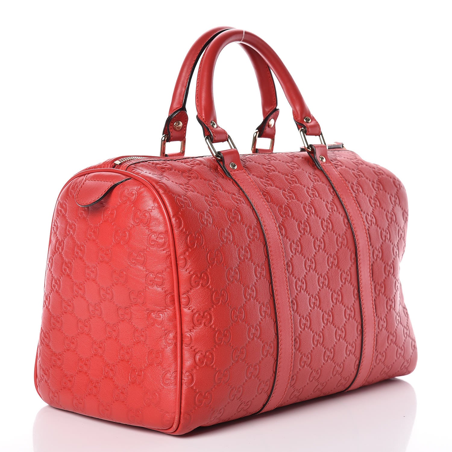 Gucci Guccissima Vitello Tender Medium Joy Boston Sporting Red 3 of 13