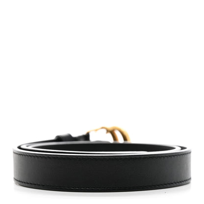 Gucci Calfskin Double G 20mm Belt 70 28 Black 2 of 7