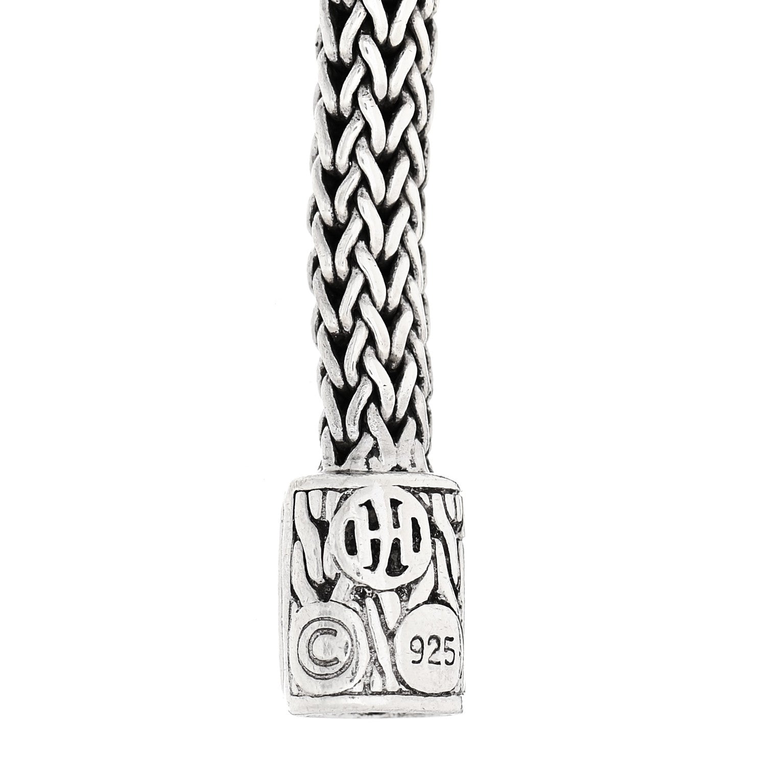 John Hardy Sterling Silver Diamond 5mm Classic Chain Bracelet 3 of 3
