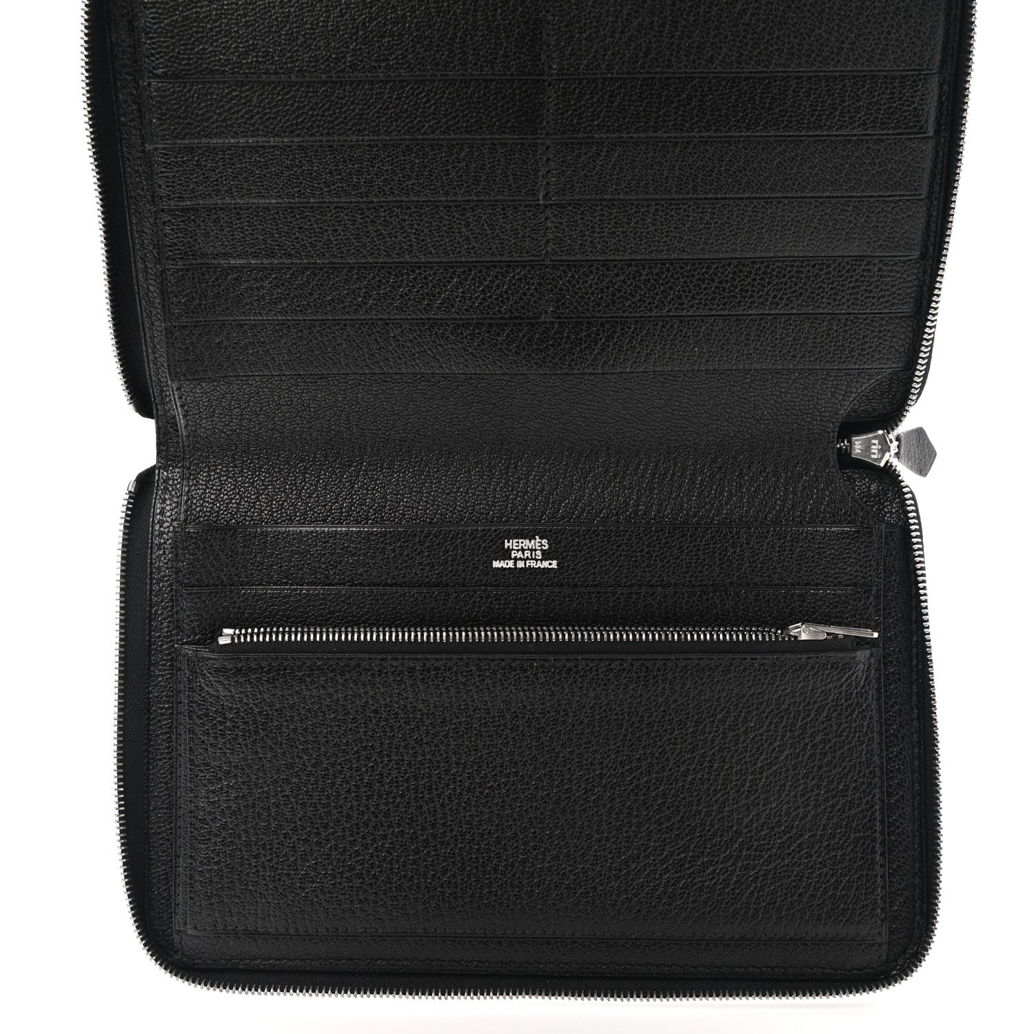 Hermes Chevre Mysore Azap GM Wallet Black 5 of 6