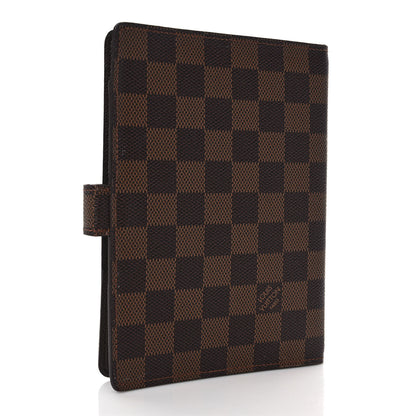 Louis Vuitton Damier Ebene Medium Ring Agenda Cover 3 of 6