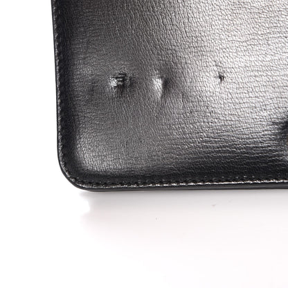 Chanel Goatskin Quilted Diamond CC Wallet On Chain WOC Black 7 of 10