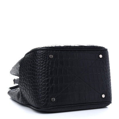 Mulberry Crocodile Embossed Hampstead Black 4 of 8