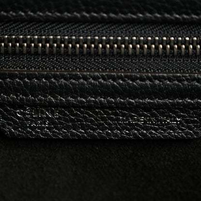 Celine Drummed Calfskin Mini Luggage Black 14 of 37