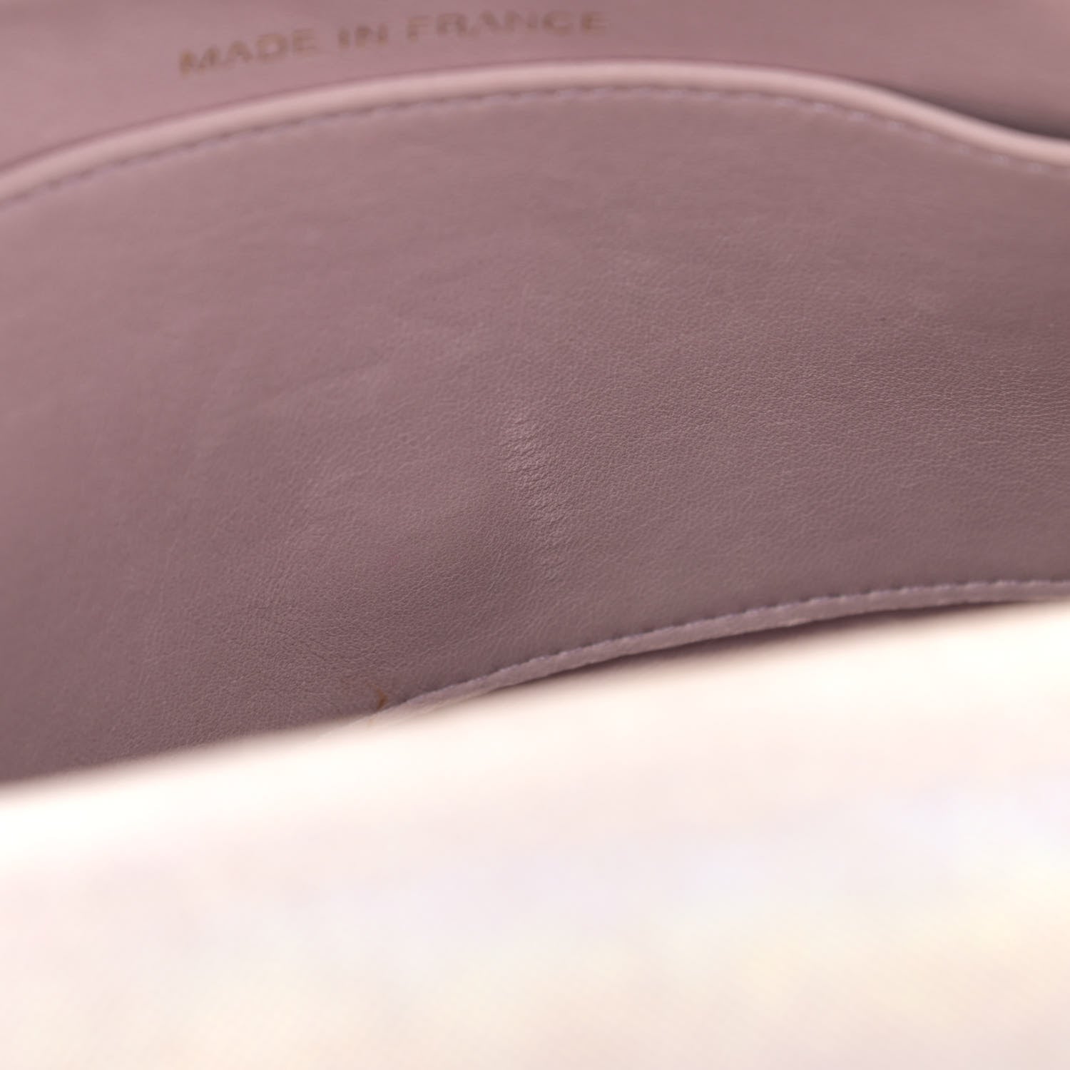 Chanel Iridescent Canvas Mini Camellia Flap Light Purple 12 of 18