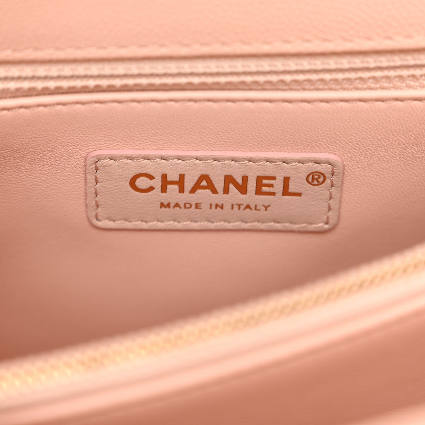 Caviar Quilted Small Coco Handle Flap Light Pink