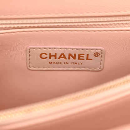 Chanel Caviar Quilted Small Coco Handle Flap Light Pink 8 of 11