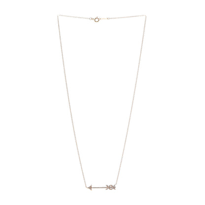 Tiffany 18K Rose Gold Diamond Paloma's Graffiti Arrow Pendant Necklace 3 of 6