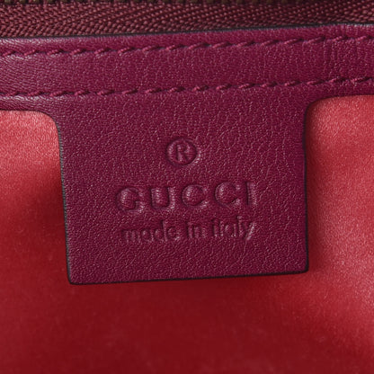 Gucci Velvet Matelasse Medium GG Marmont Shoulder Bag Fuchsia Violet Cyclamen 8 of 9