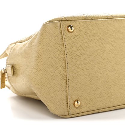 Chanel Caviar Quilted Petit Timeless Tote PTT Beige 9 of 14