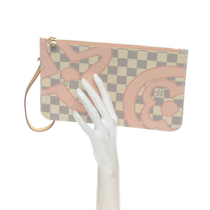 Louis Vuitton Damier Azur Tahitienne Neverfull MM GM Pochette 2 of 7