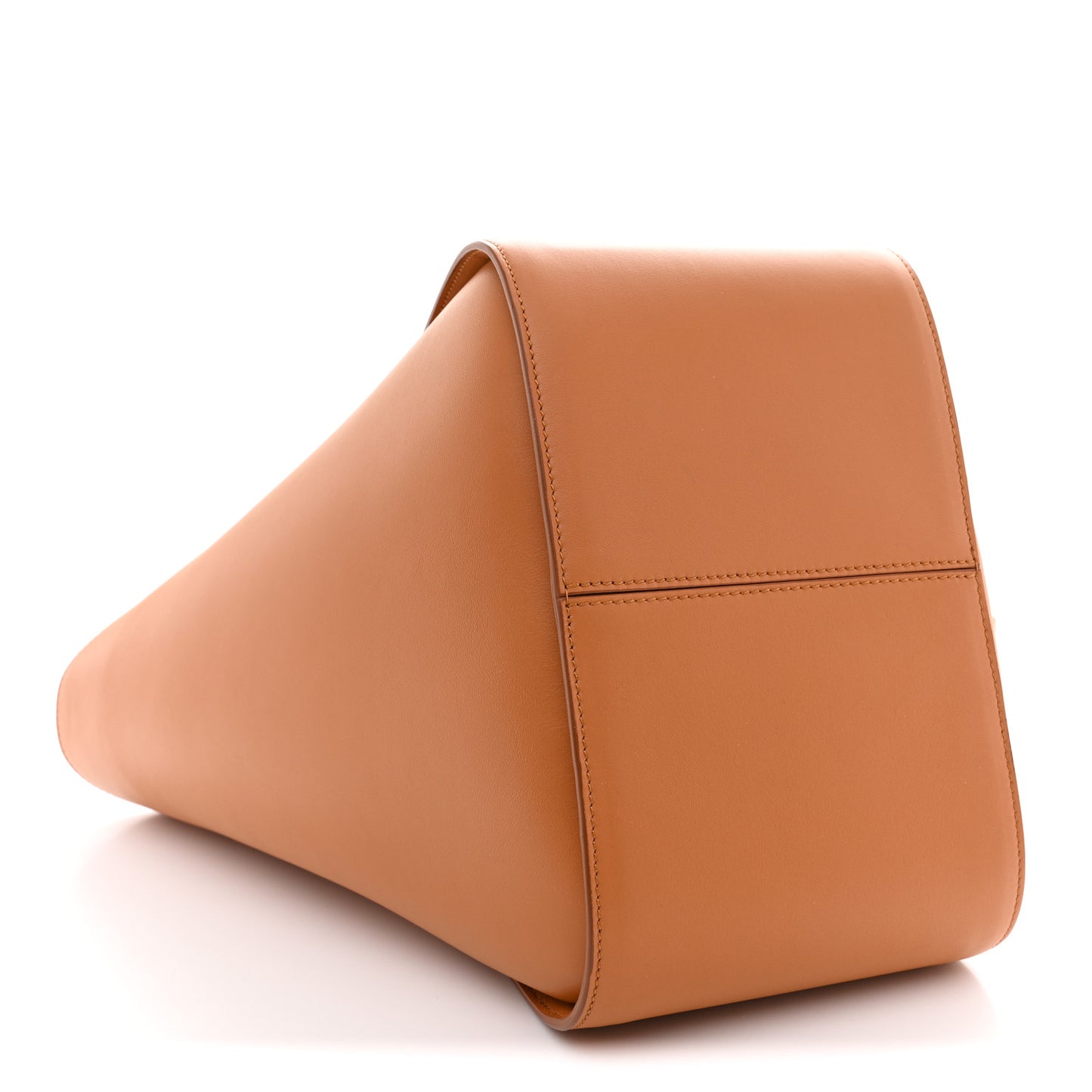 Calfskin Mode Large Travia Tote Cognac