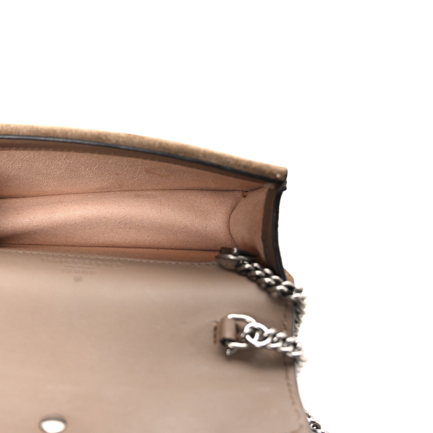 Gucci GG Supreme Monogram Super Mini Dionysus Shoulder Bag Taupe 5 of 9