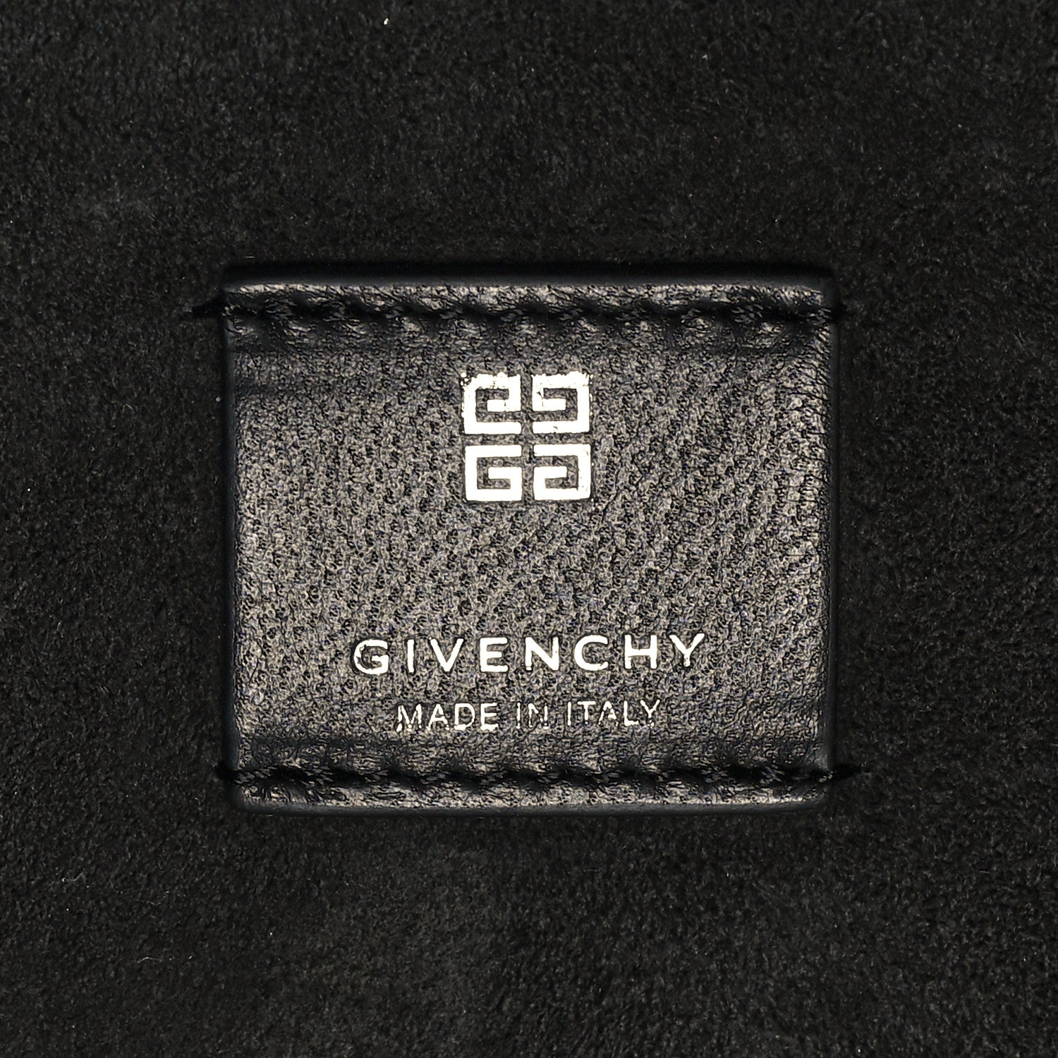Givenchy Washed Denim Calfskin Crocodile Embossed Medium G-Lock Hobo Black 6 of 9