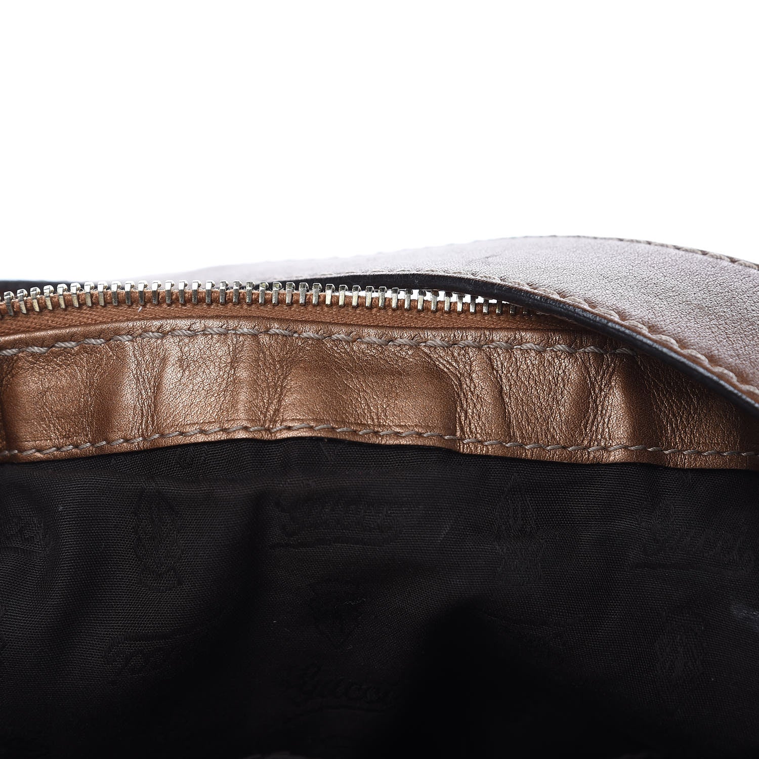 Gucci Guccissima Medium Sukey Hobo Bronze 15 of 16