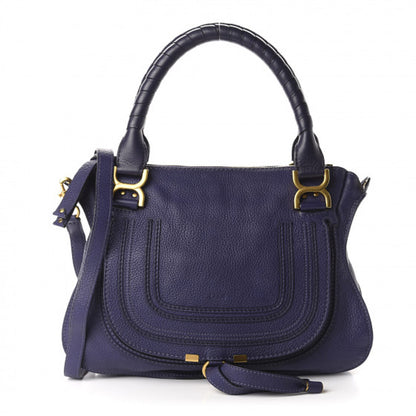 Chloe Calfskin Medium Marcie Satchel Storm Blue 1 of 10
