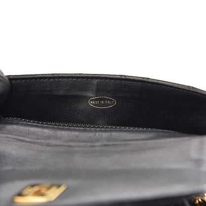 Chanel Calfskin Quilted Flap Waist Belt Bag Black 7 of 12