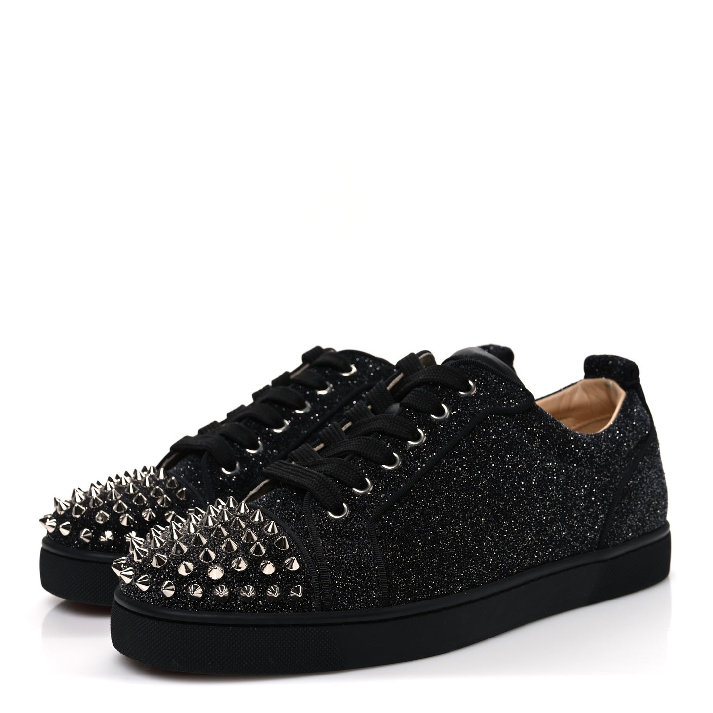 Crosta Womens Vieira Spiked Flat Comete Sneakers 41 Black