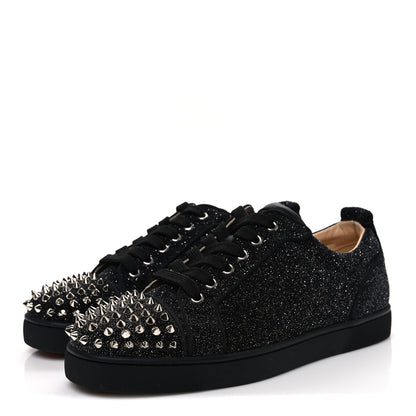 Christian Louboutin Crosta Womens Vieira Spiked Flat Comete Sneakers 41 Black 4 of 10