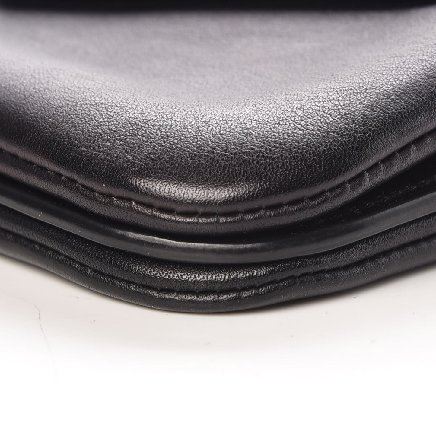 Calfskin Monogram Tri Pocket Crossbody Bag Black