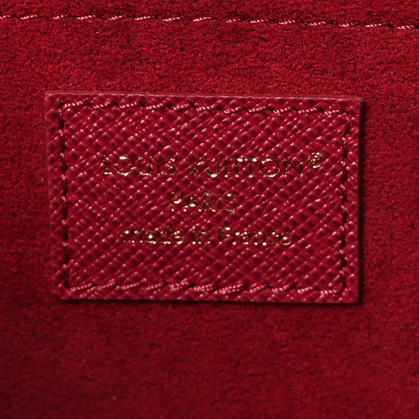 Monogram Pochette Felicie Chain Wallet Fuchsia
