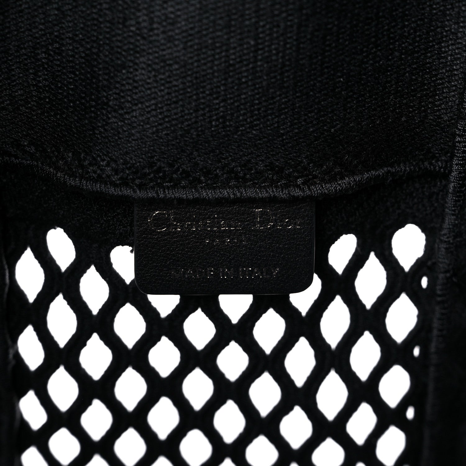 Christian Dior Canvas Embroidered Mesh Diorcamp Messenger Black 6 of 14