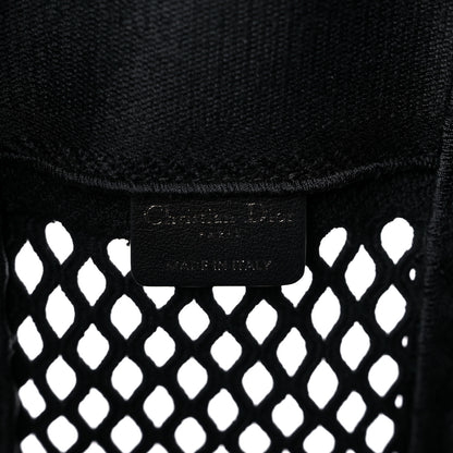 Christian Dior Canvas Embroidered Mesh Diorcamp Messenger Black 6 of 14