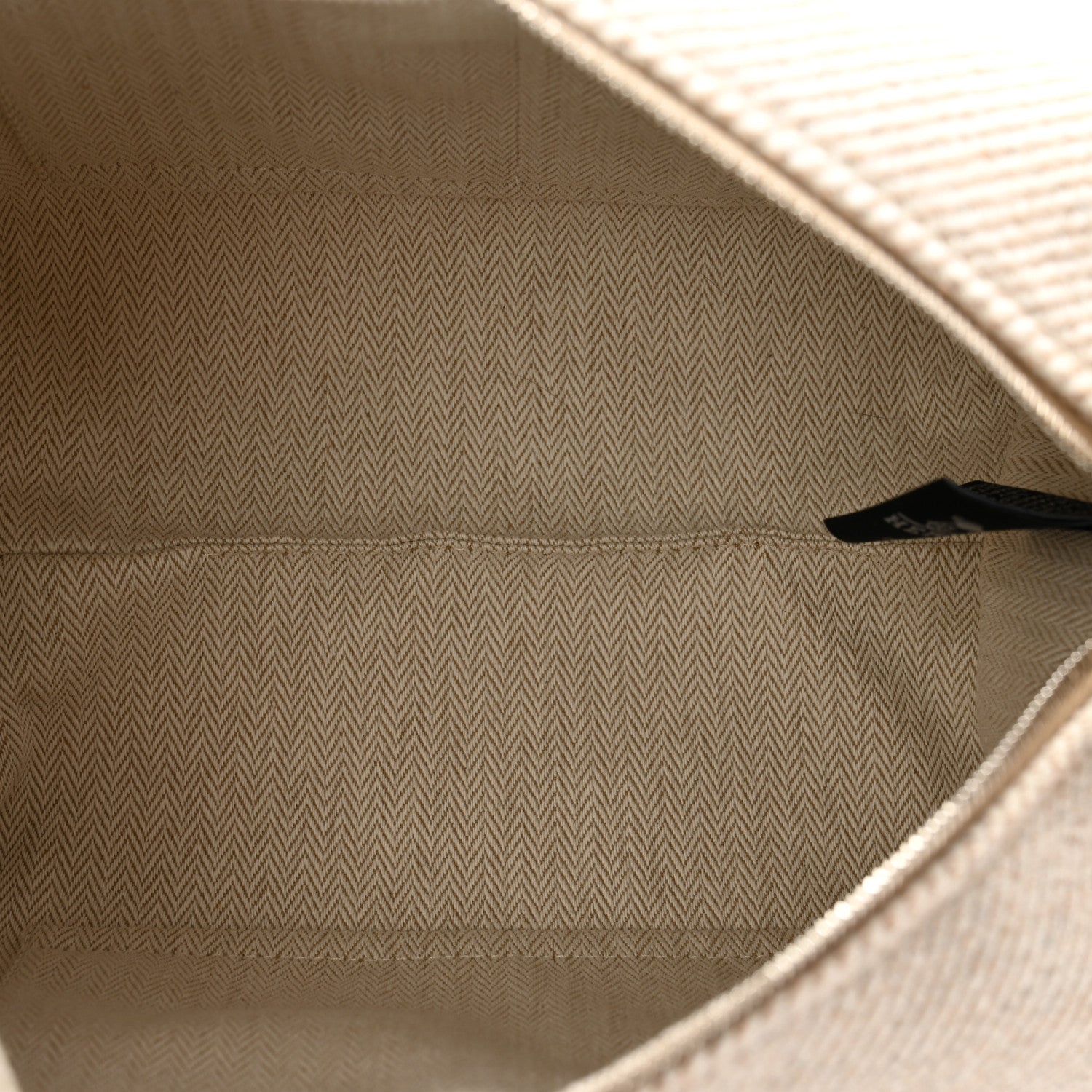 Hermes Wool Small Au Carre Bride-A-Brac Pouch Seigle 5 of 7