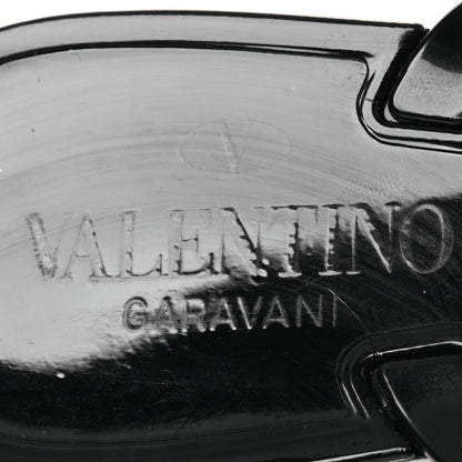 Valentino Garavani PVC Jelly Rockstud Bow Thong Sandals 40 Black 9 of 9