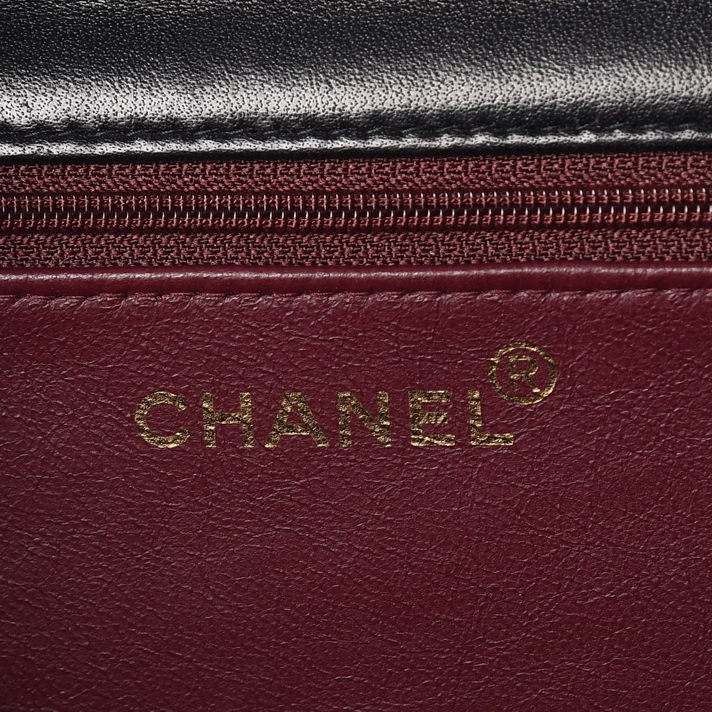 Lambskin Quilted Medium Single Flap Black