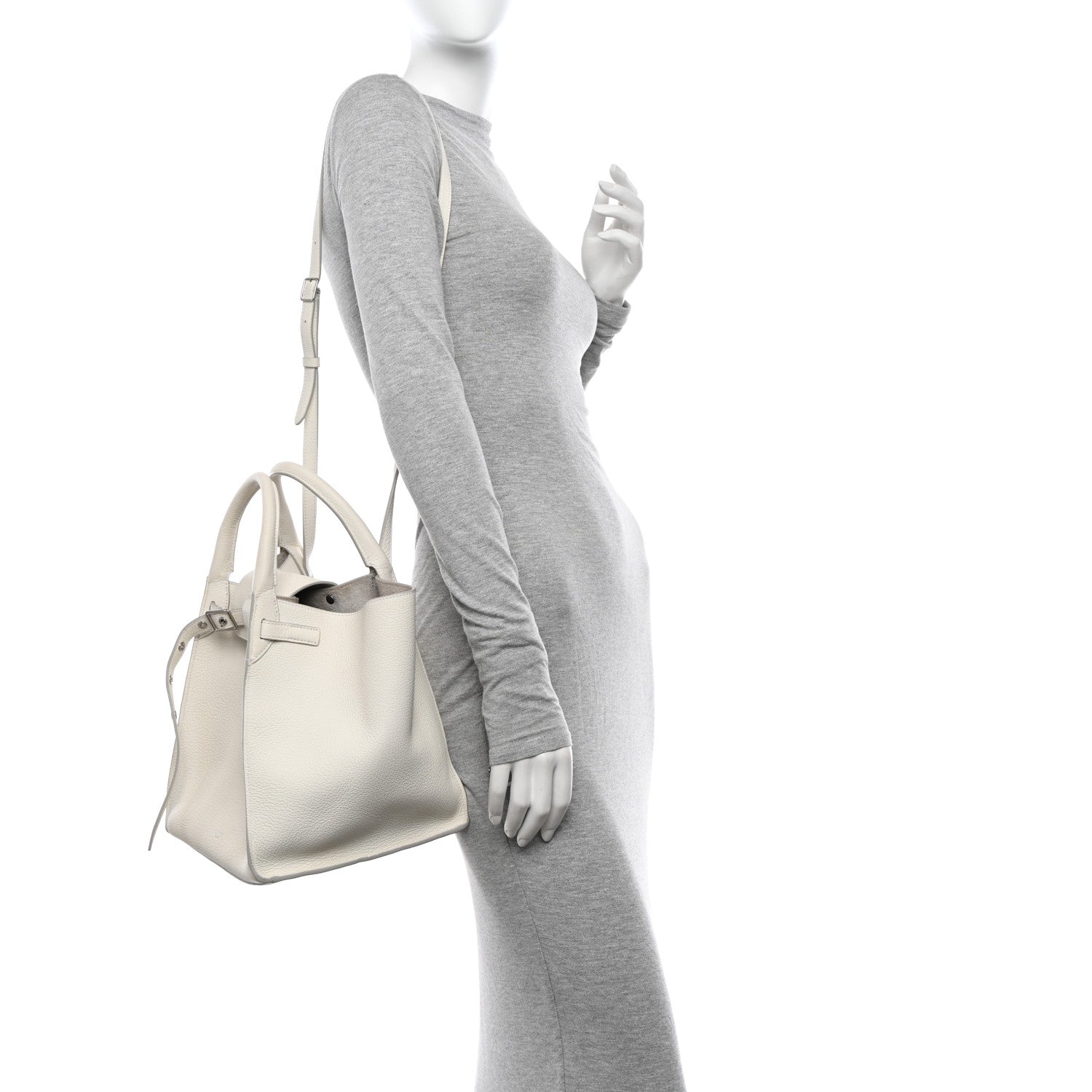 Celine Supple Grained Calfskin Small Big Bag White 2 of 15