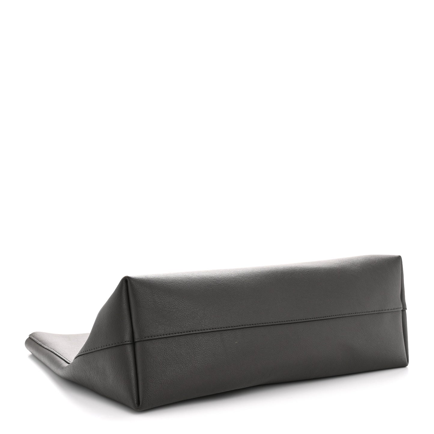 Calfskin Large Shopping Tote Asphalt