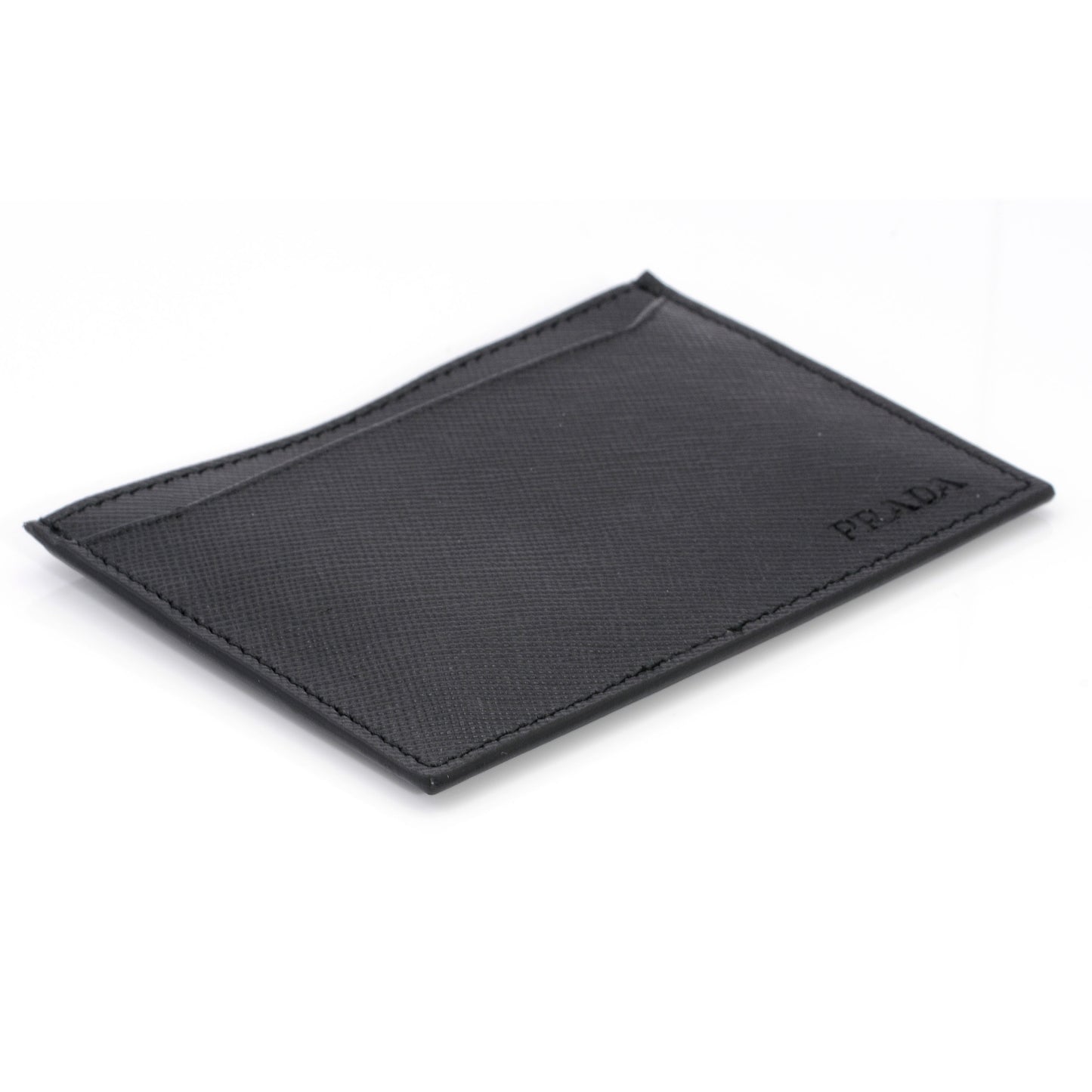 Saffiano Card Case Nero Black