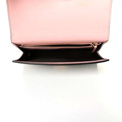 Gucci GG Supreme Monogram Calfskin Padlock Clutch Beige Perfect Pink 4 of 7