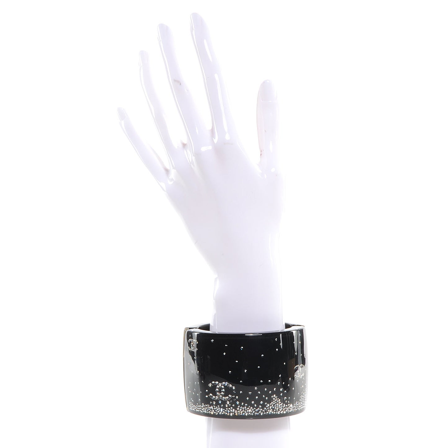 Resin Crystal CC Cuff Black