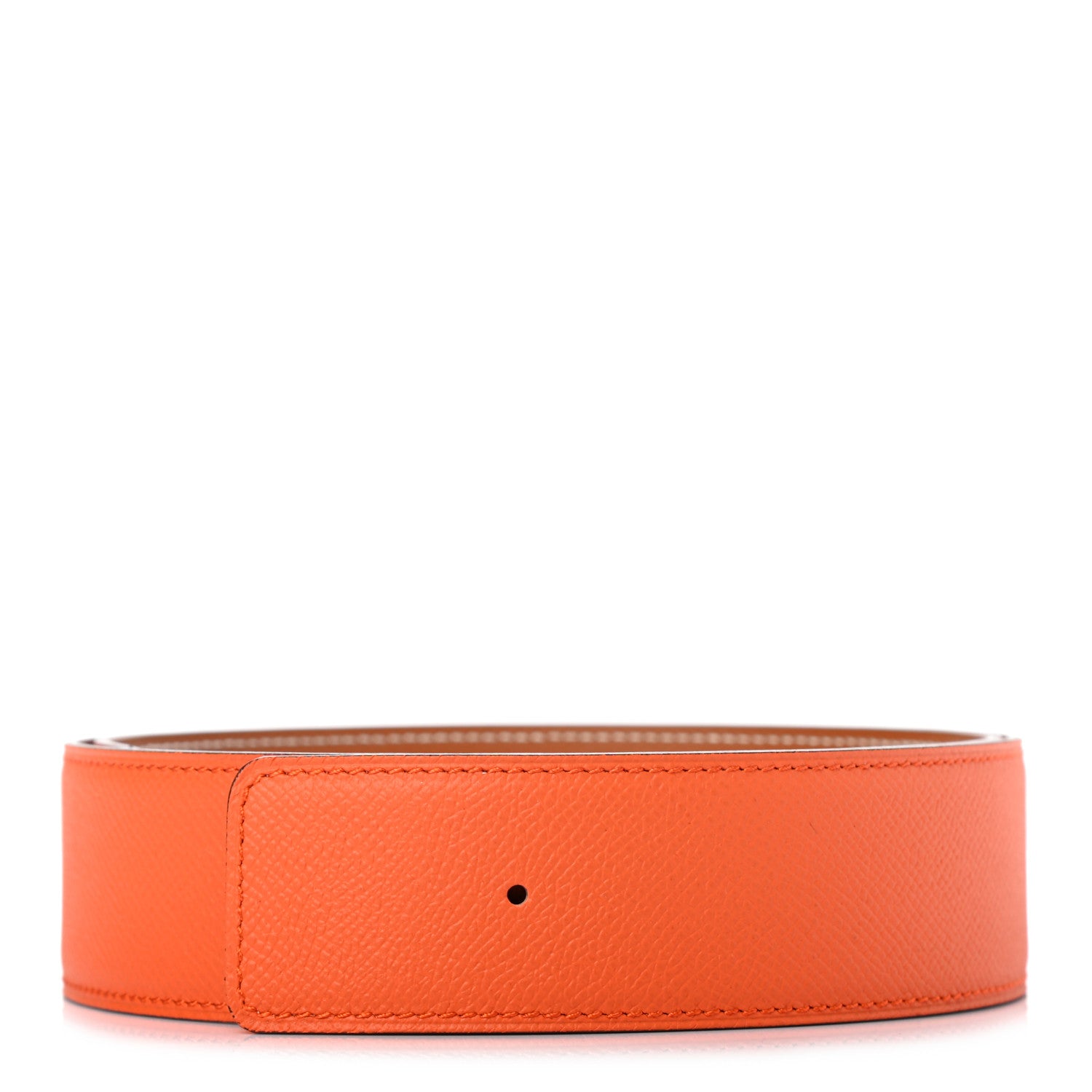Hermes Epsom 42mm Belt Strap 80 Orange Gold 1 of 5