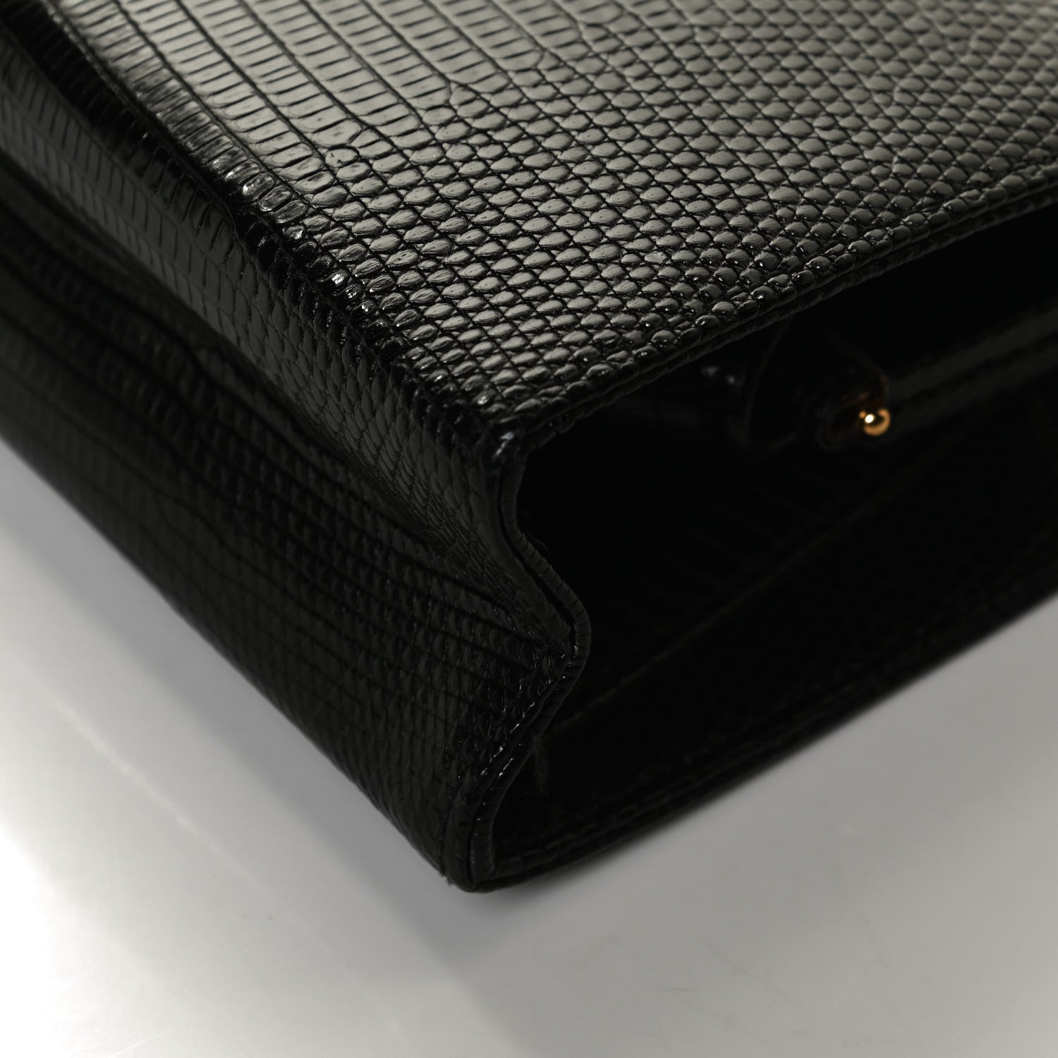 Gucci Lizard Zumi Chain Shoulder Bag Black 11 of 13