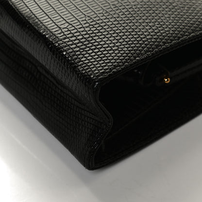 Gucci Lizard Zumi Chain Shoulder Bag Black 11 of 13