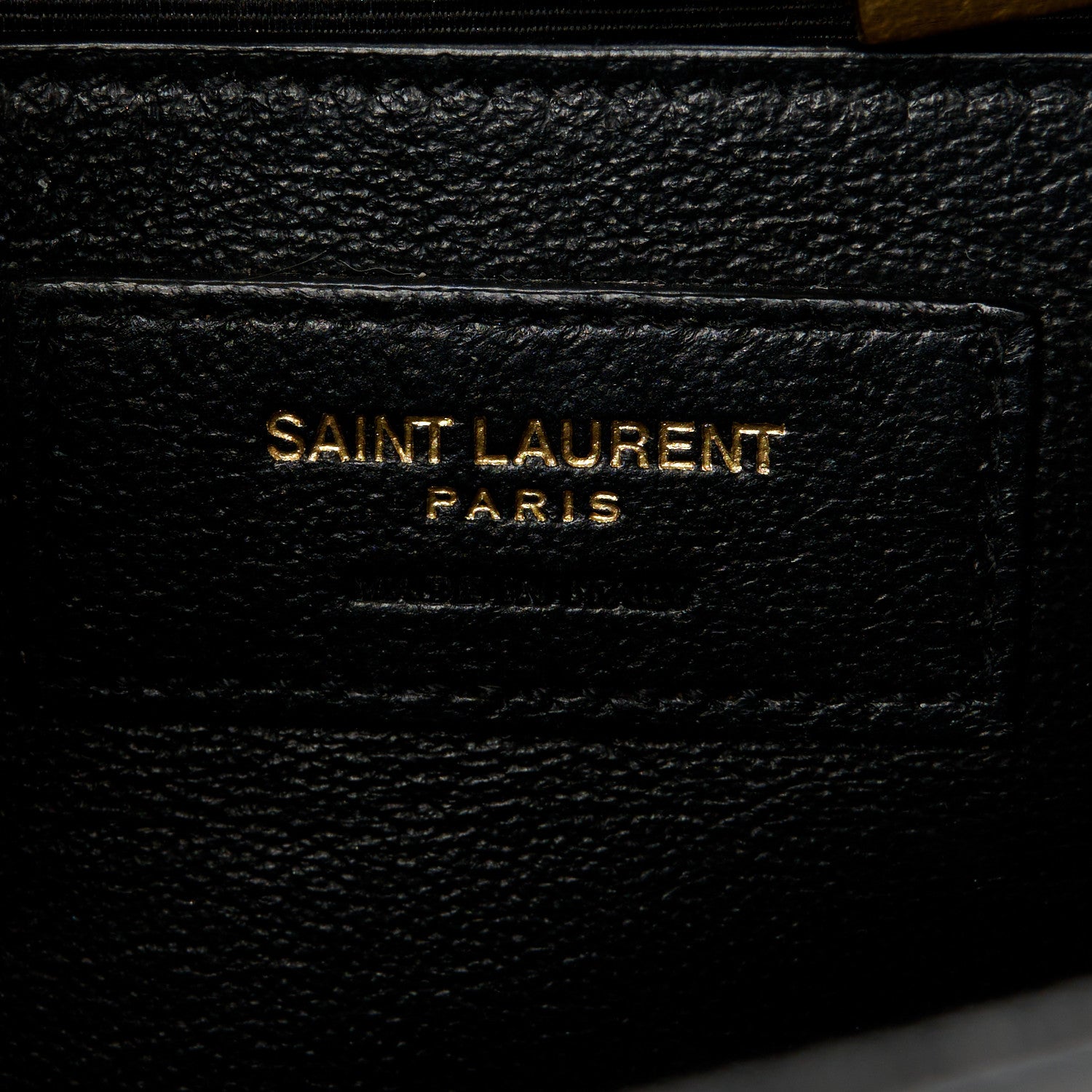 Saint Laurent Grain De Poudre Medium Classic Monogram Kate Satchel Black 7 of 11