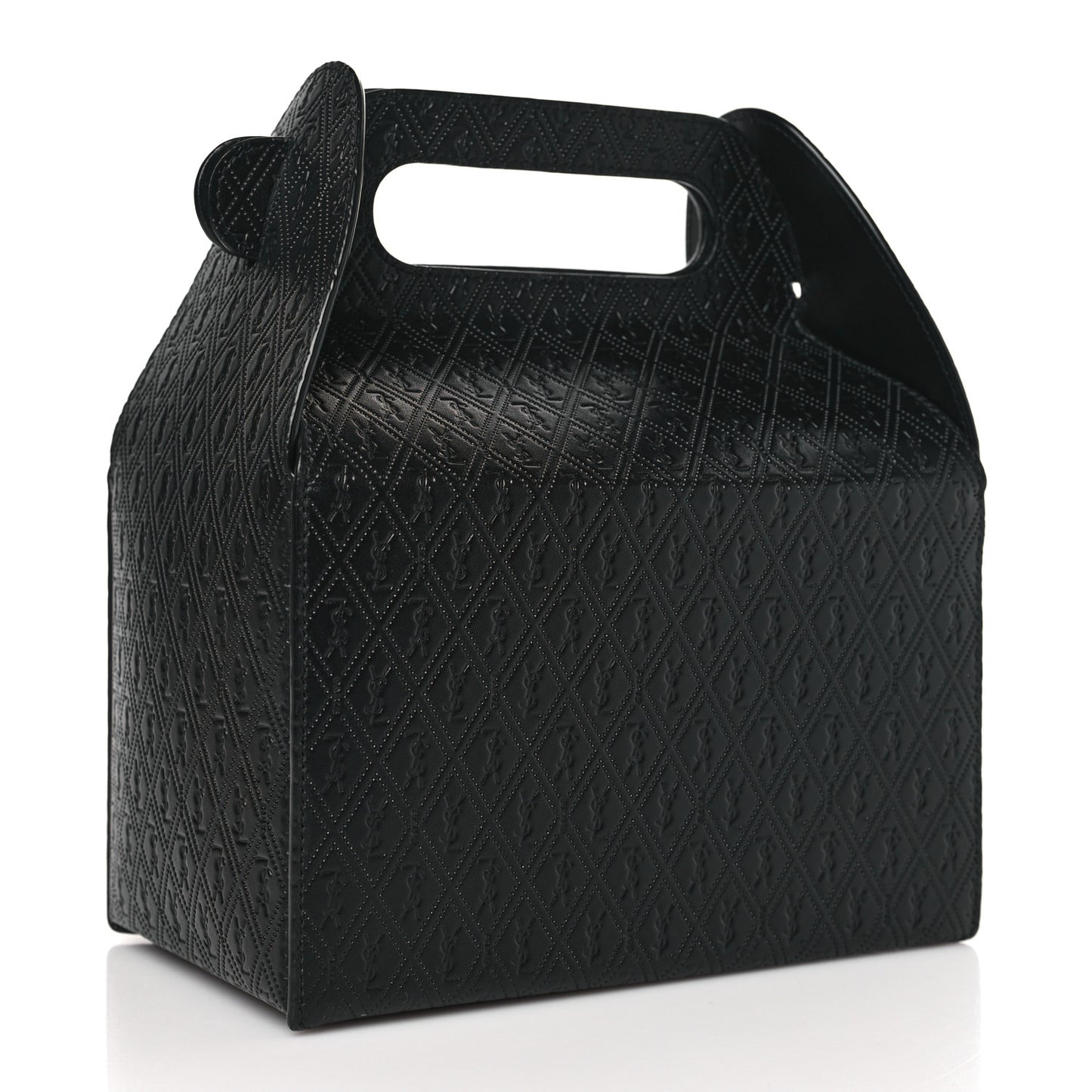 Calfskin Monogram Take Away Box Black