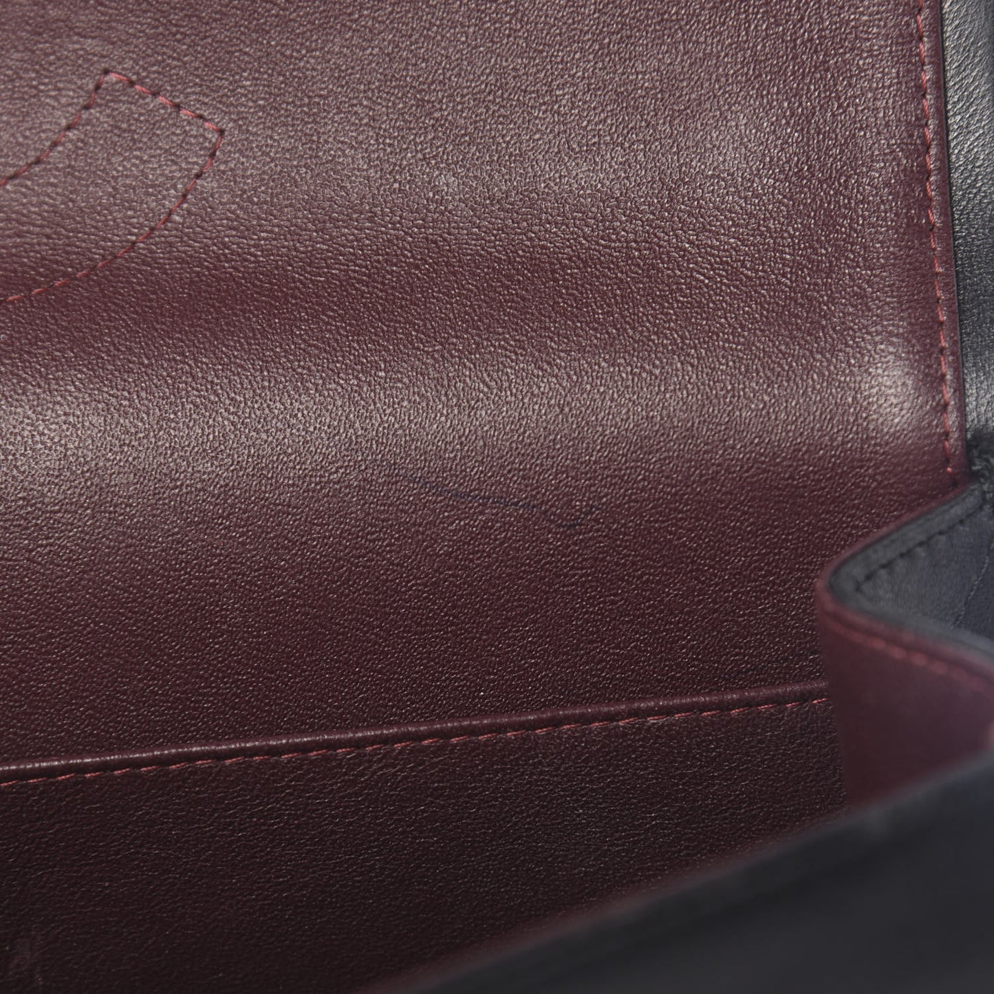 Lambskin Quilted Jumbo Double Flap Black
