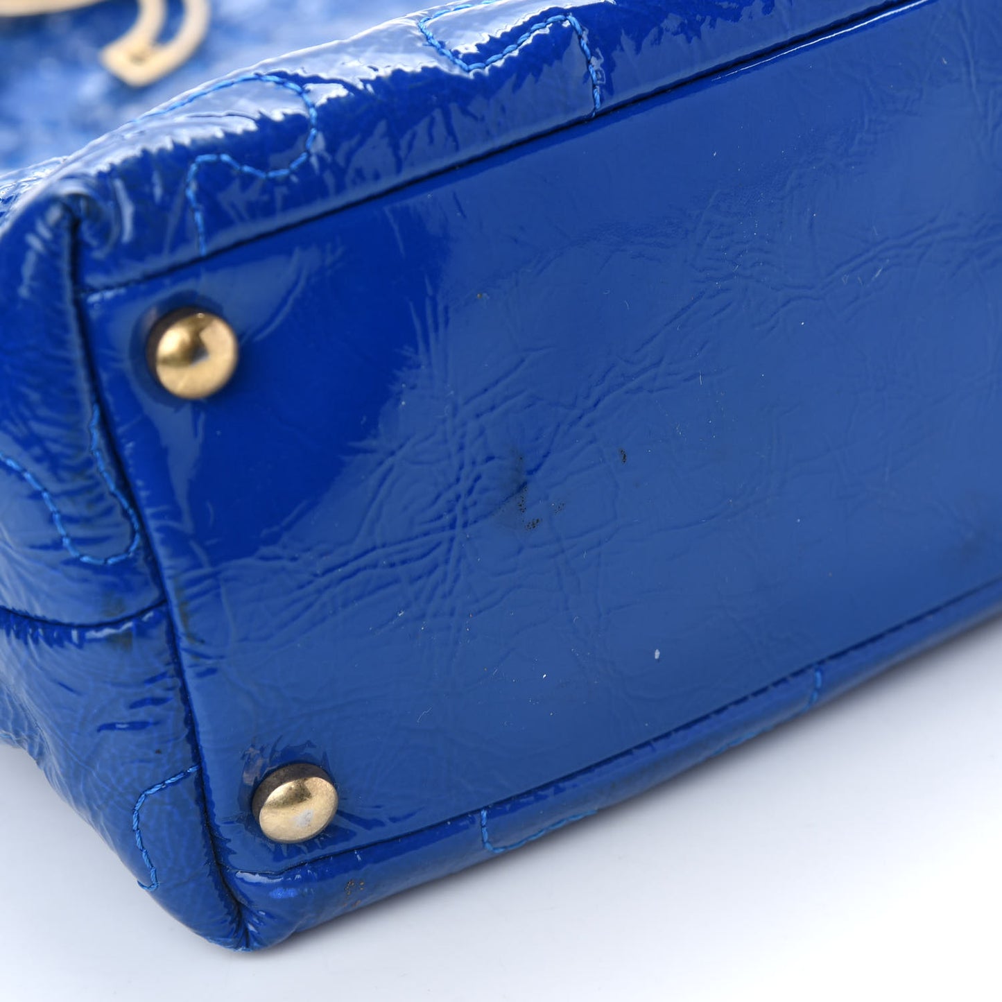 Patent Puzzle Tote Electric Blue