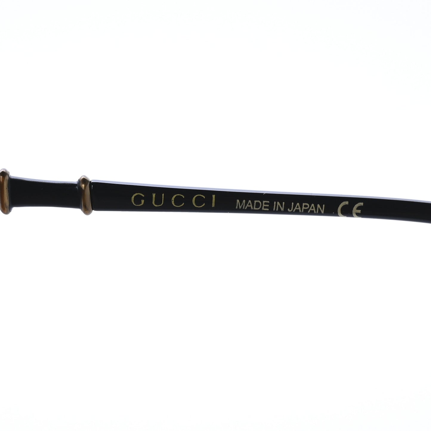 Acetate Metal Bamboo Sunglasses GG660S Black Brown