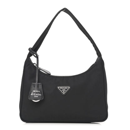 Prada Tessuto Nylon Mini Re-Edition 2000 Bag Black 1 of 12