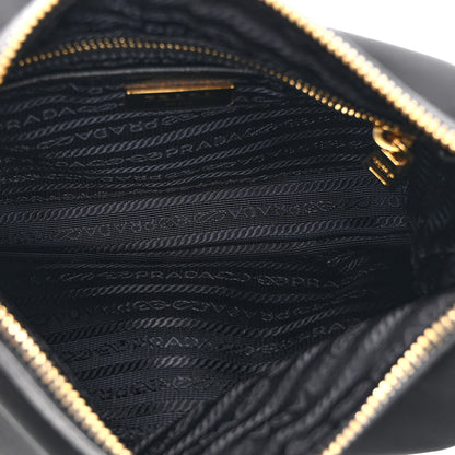 Prada Tessuto Nylon Saffiano Small Crossbody Bag Black 5 of 10