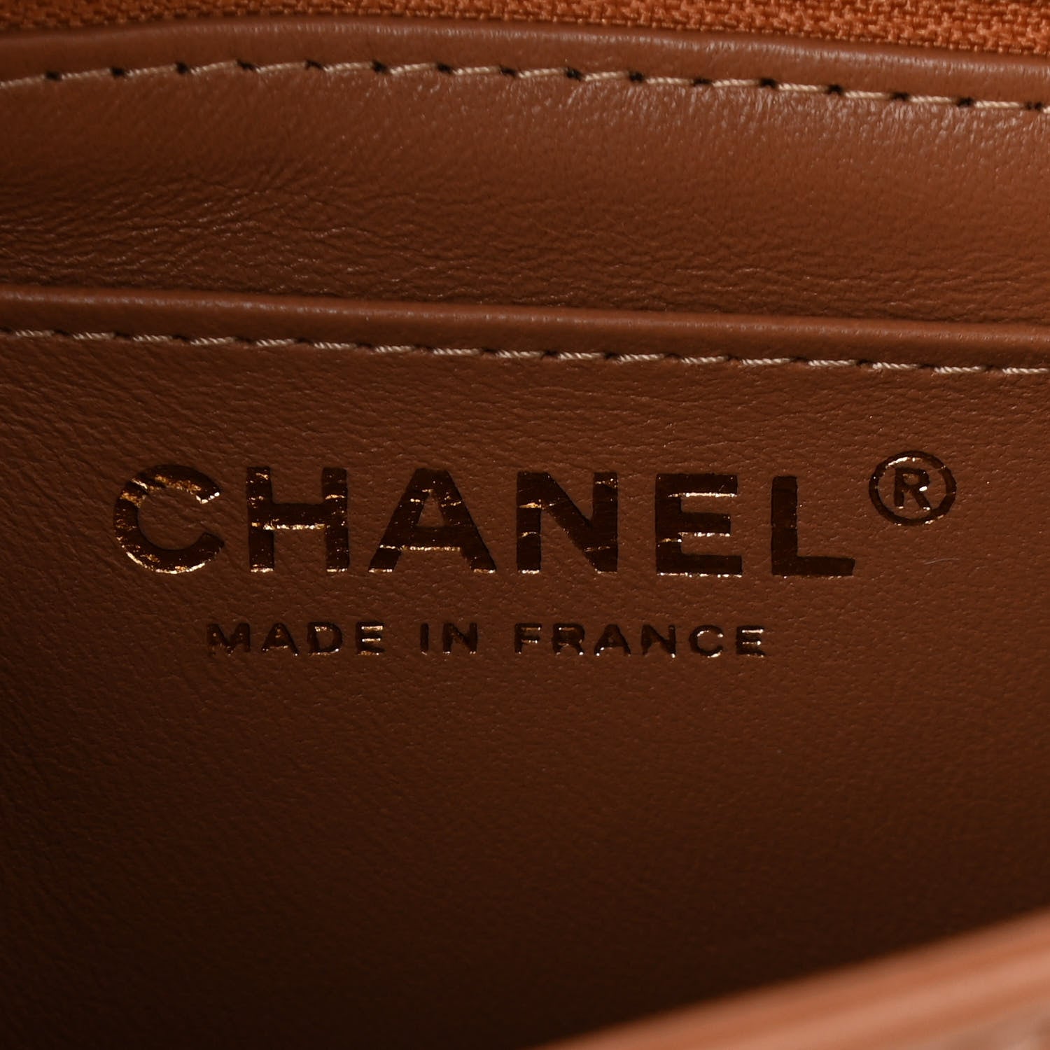 Chanel Lambskin Quilted Mini Square Flap Brown 6 of 11