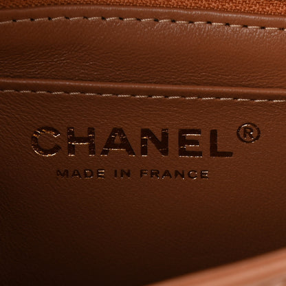 Chanel Lambskin Quilted Mini Square Flap Brown 6 of 11