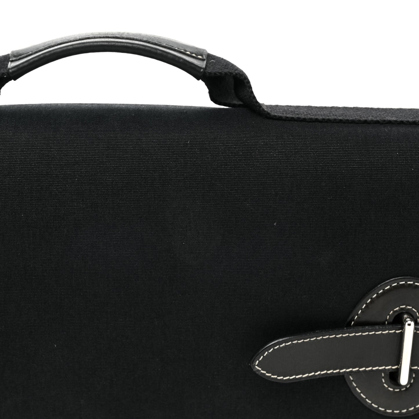 Toile Officier Buenaventura Briefcase Black