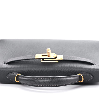 Hermes Epsom Mini Kelly Sellier 20 Graphite 12 of 32