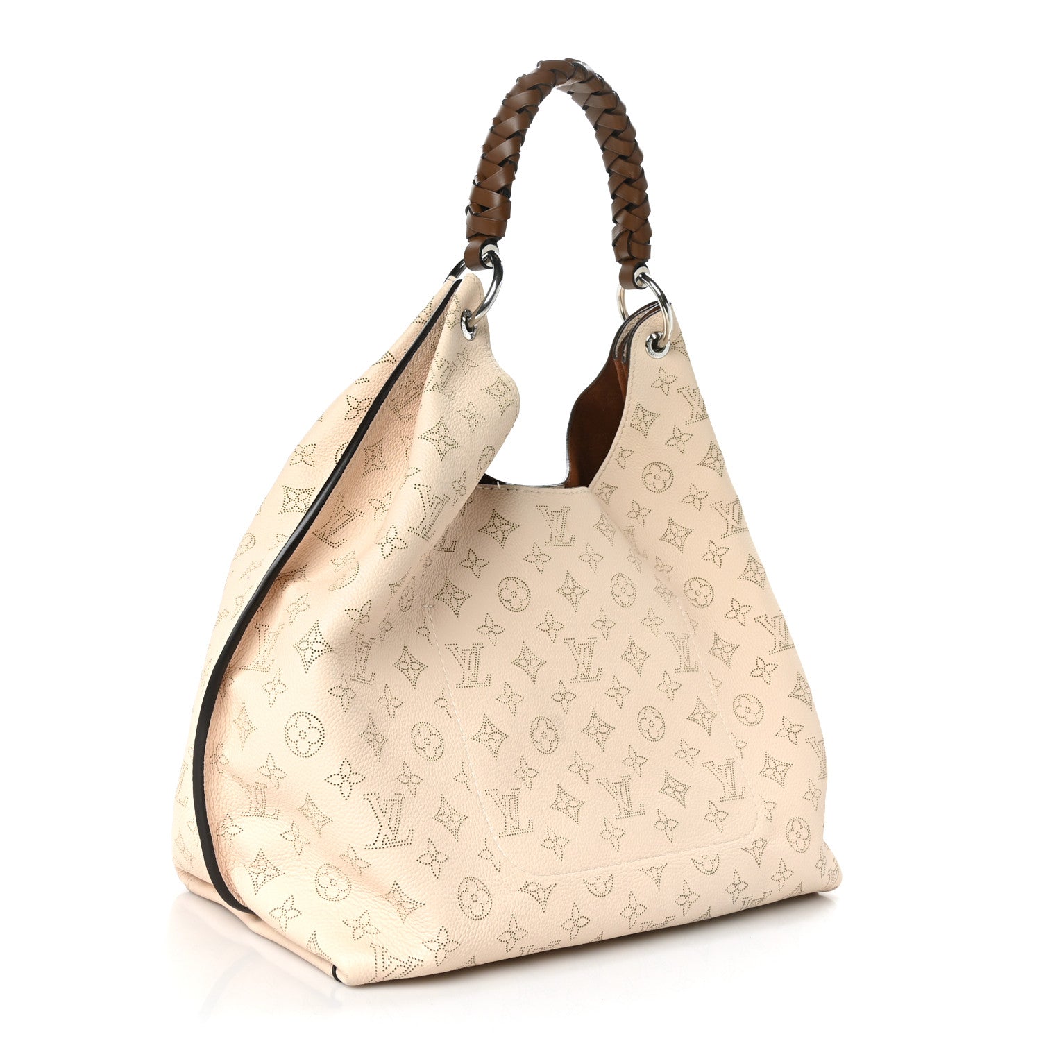 Louis Vuitton Mahina Carmel Hobo Creme 3 of 9